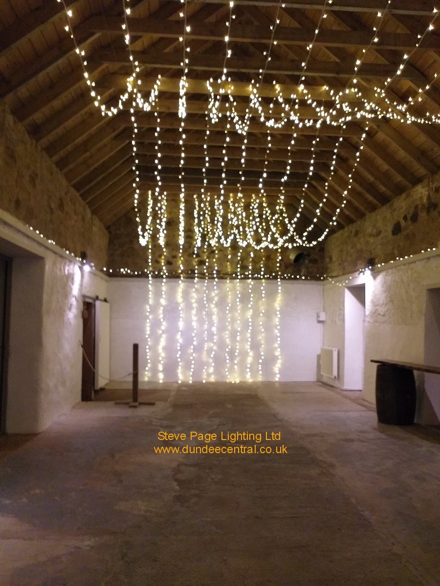 cow shed crail fairylight hire